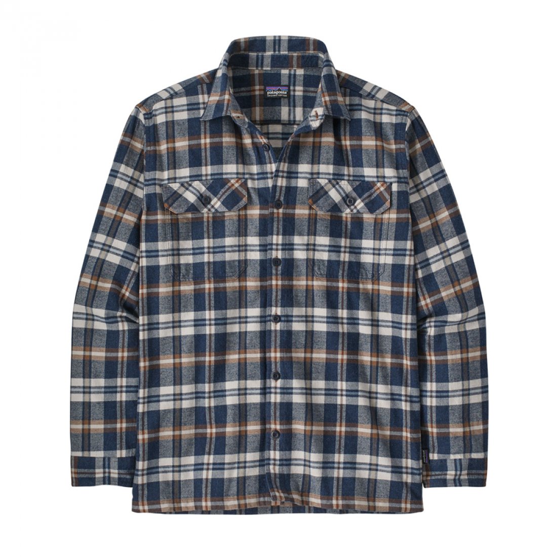 Patagonia Organic Cotton Fjord Flannel Shirt - New Navy - Patagonia