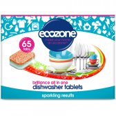 Ecozone Brilliance All in One Dishwasher Tablets - 65