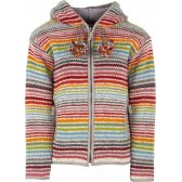 Womens Hoxton Stripe Hooded Jacket - Multi Coloured