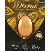 Divine Luxury 70% Dark Chocolate Easter Egg with Dark Mini Easter Eggs - 260g
