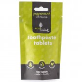 ecoLiving Toothpaste Tablets with Fluoride Bag - 125 Tabs