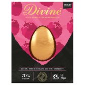 Divine Dark Chocolate & Raspberry Easter Egg - 90g