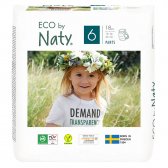 Eco by Naty Disposable Pull Up Pants - Extra Large - Size 6 - Pack of 18