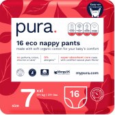 Pura Disposable Nappy Pants - Size 7 - XXL - Pack of 16