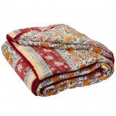 Block Printed Southcott Quilt - 220 x 270cm