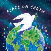Amnesty Charity Christmas Cards - Peace on Earth - Pack of 10