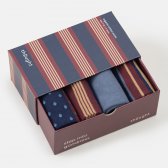 Thought Gentlemen's Classic Patterns Organic Cotton Socks Gift Box - UK 7-11 - 4 Pairs