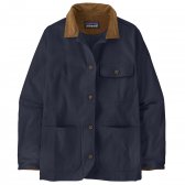 Patagonia Womens Point Reyes Canvas Coat - Sunken Blue