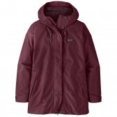 Patagonia Womens Outdoor Everyday Rain Jacket - Berry Fig