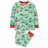 Frugi Winter Drives Sundown PJs - Moss