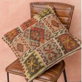 Narayan Handloom Kilim Cushion Cover - 50 x 50cm