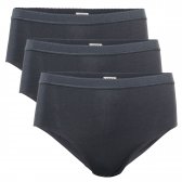 Polly Organic Cotton Briefs - Black - Pack of 3