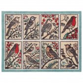 RSBP Birds Postbook Beige Doormat - 65x85