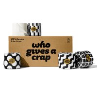 Premium 100% Bamboo Toilet Paper - Double Length Rolls