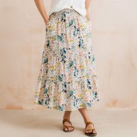 Lily & Me Evie Skirt - Harding Print - Ecru - Lily & Me