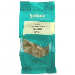 Suma Prepacks Organic Crystallised Ginger - 250g