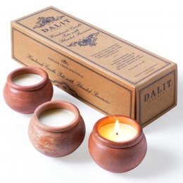 Dalit Handmade Karan Candle - Lavender - Set of 3