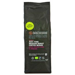 Equal Exchange Organic Whole Beans Medium Roast Coffee - 1kg