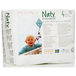 Naty by Nature Babycare Pull On Disposable Pants - Maxi/Maxi Plus - Size 4 - Pack of 22