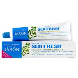 Jason Sea Fresh? Antiplaque & Strengthening Fluoride Free Toothpaste - 170g