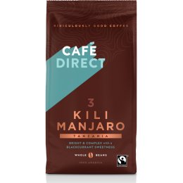 Cafedirect Kilimanjaro Gourmet Coffee Beans - 227g