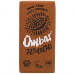 Ombar 72 percent  Raw Cacao Chocolate - 35g