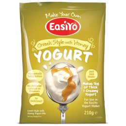 EasiYo Greek & Honey Yoghurt - 210g