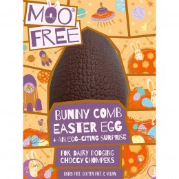 Moo Free Bunnycomb Easter Egg & Mini Bar - 100g