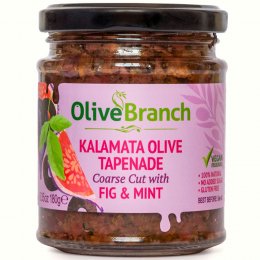 Olive Branch Chunky Tapenade - Kalamata Olives With Fig & Mint - 180g