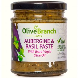 Olive Branch Aubergine & Basil Paste - 190g