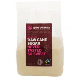 Equal Exchange Fairtrade & Organic Raw Cane Sugar - 500g