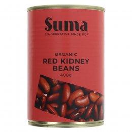 Pack of 4 Suma Organic Red Kidney Beans - 400g