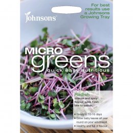 Johnsons Microgreens Seeds - Radish