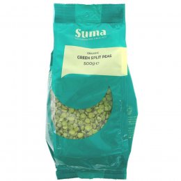 Suma Prepacks Organic Green Split Peas - 500g
