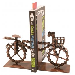 Fair Trade Bicycle Bookends