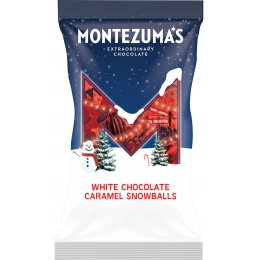 Montezumas White Chocolate Caramel Snowballs - 120g