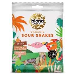 Biona Organic Sour Snake Sweets - 75g