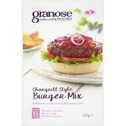 Granose Chargrilled Style Meat Free Burger Mix - 120g