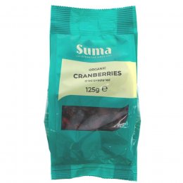 Suma Prepacks Organic Cranberries - 125g
