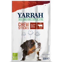 Yarrah Organic Chewsticks For Dogs - Pack of 3 - 33g