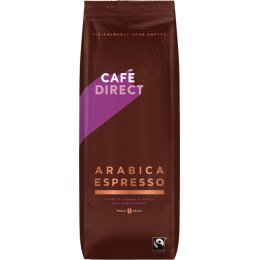 Cafedirect Arabica Espresso Whole Coffee Beans - 1kg