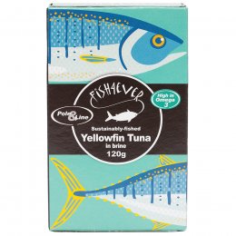 Fish 4 Ever Yellowfin Tuna Fish in Brine - 120g