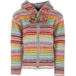 Womens Hoxton Stripe Hooded Jacket - Multi Coloured