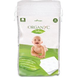 Organyc 100 percent  Organic Cotton Squares - Pack Of 60