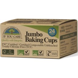 If You Care Compostable Unbleached Baking Cups - Jumbo
