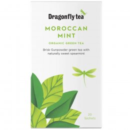 Dragonfly Organic Moroccan Mint Green Tea - 20 Bags