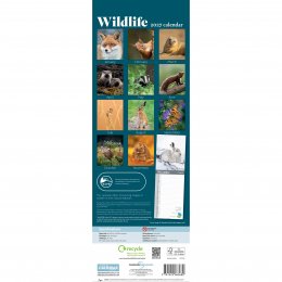 RSPB British Wildlife 2026 Slim Wall Calendar
