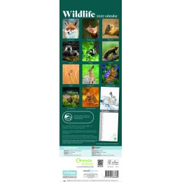 RSPB British Wildlife 2027 Slim Wall Calendar