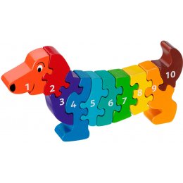 Lanka Kade Wooden Dog Number Jigsaw