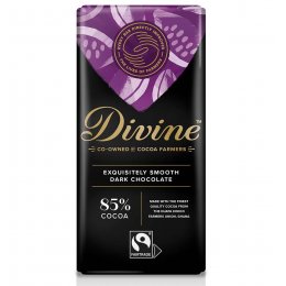 Divine 85 percent  Dark Chocolate - 90g